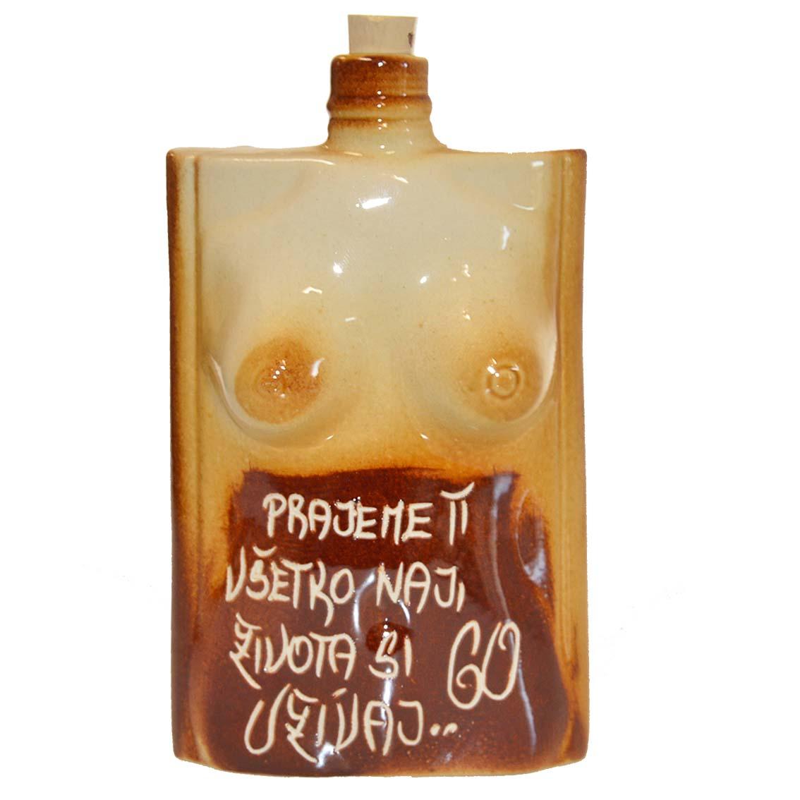 Keramická ploskačka telo ženy - K 60. narodeninám